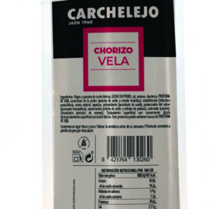 CHORIZO VELA PIEZA 500g AL VACIO