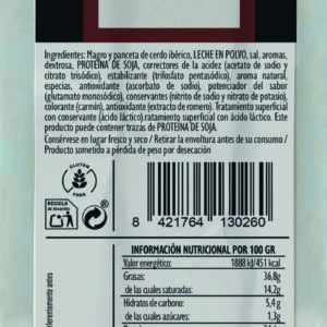 SALCHICHON VELA PIEZA 500g AL VACIO