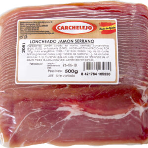LONCHEADO JAMON SERRANO VACIO 500 gr
